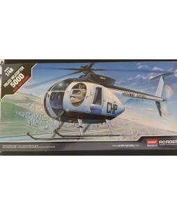 Academy modelis Hughes 500D Police Helicopter 1/48