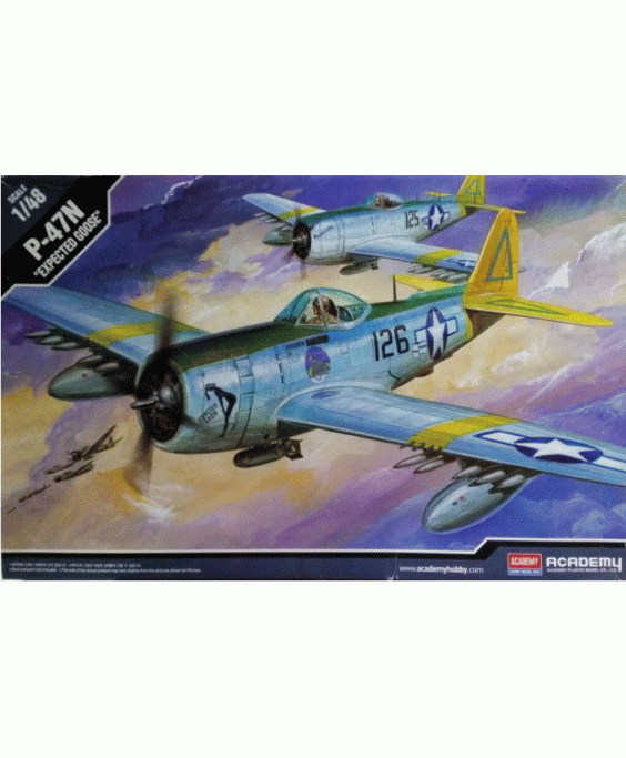 Academy modelis P-47N Expected Goose 1/48