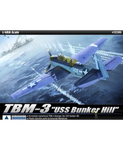 Academy modelis TBM-3 USS BUNKERHILL 1/48