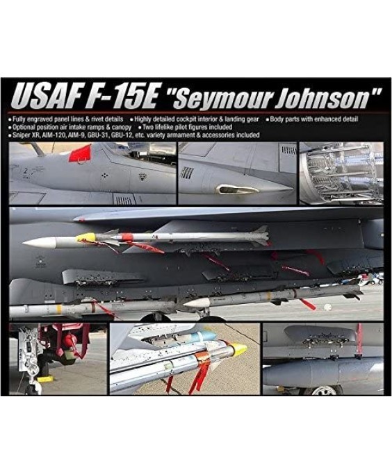 Academy modelis F-15E Seymour Johnson 1/48