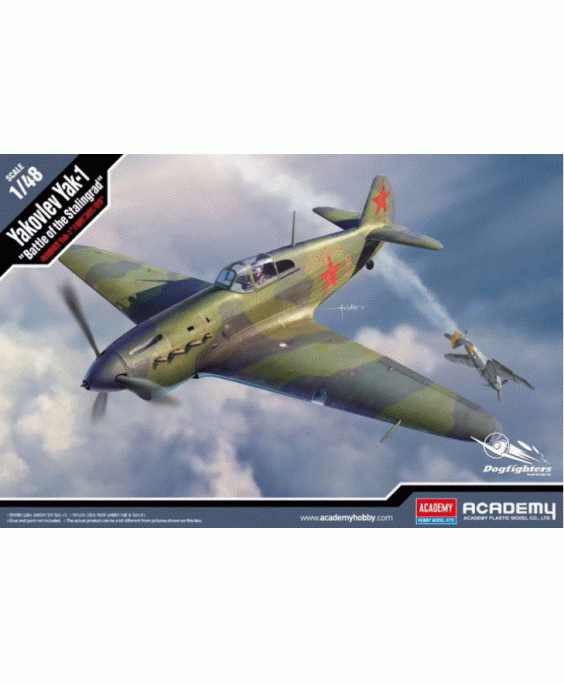 Academy modelis Yakovlev Yak-1 Battle of Stalingrad 1/48