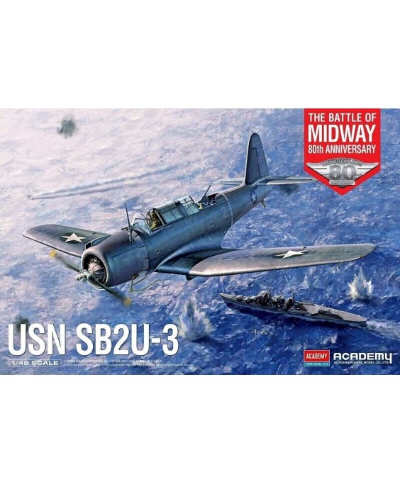 Academy modelis USN SB2U-3 "Battle of Midway" 80th Anniversary 1/48 Academy modelis USN SB2U-3 "Battle of Midway" 80th Anniversary 1/48