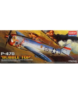 Academy modelis P-47D "BUBBLE-TOP" 1/72