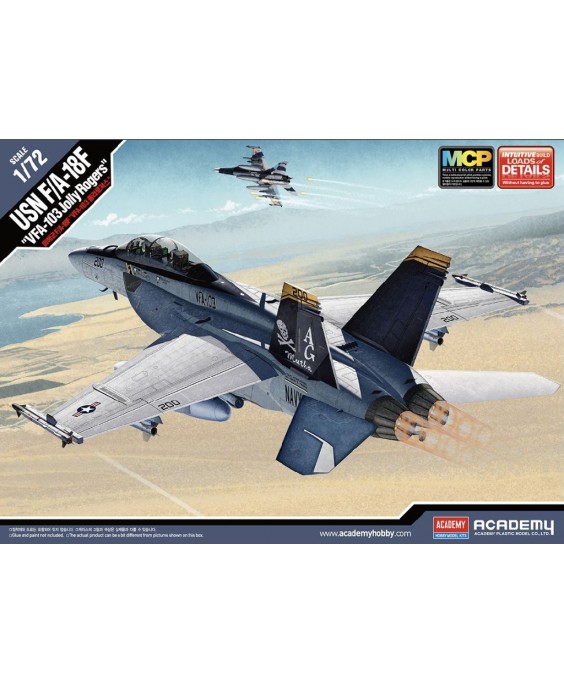Academy modelis USN F/A-18F VFA-103 Jolly Rogers 1/72