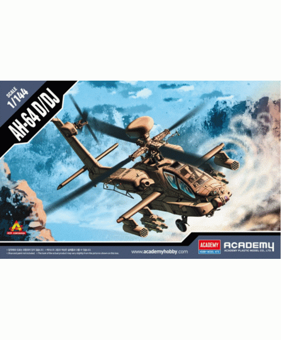 Academy modelis AH-64D/DJ Apache 1/144