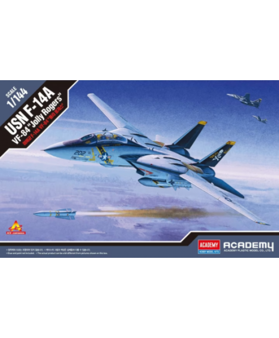 Academy modelis USN F-14A VF-84 Jolly Rogers 1/144