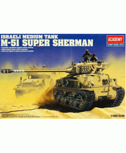 Academy modelis M51 SUPER SHERMAN 1/35