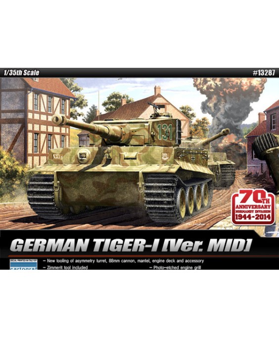 AcaGerman Tiger I Mid Version, Invasion of Normandy 70th Anniversary 1/35