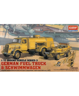 Academy modelis GERMAN FUELTANK & SHIWIMM 1/72