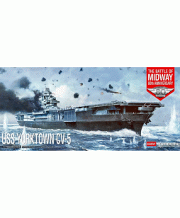 Academy modelis USS Yorktown CV-5 The Battle of Midway 80th anniversary 1/700