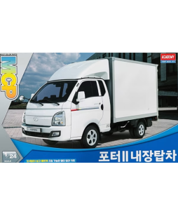 Academy modelis Hyundai PORTER Ⅱ Box Truck 1/24