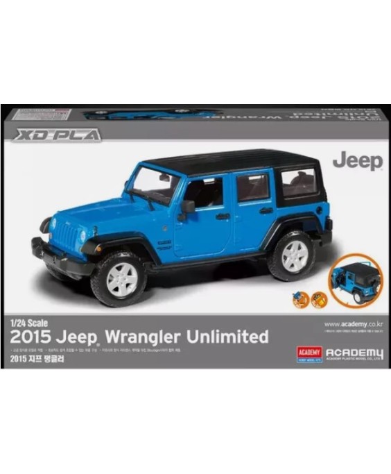 Academy modelis Jeep Wrangler Unlimited 2015 1/24