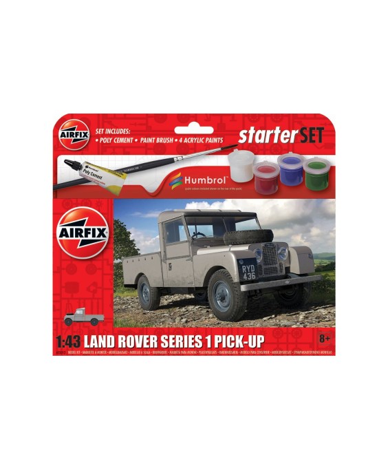 Airfix rinkinys - Land Rover Series 1 Pick-Up 1/43