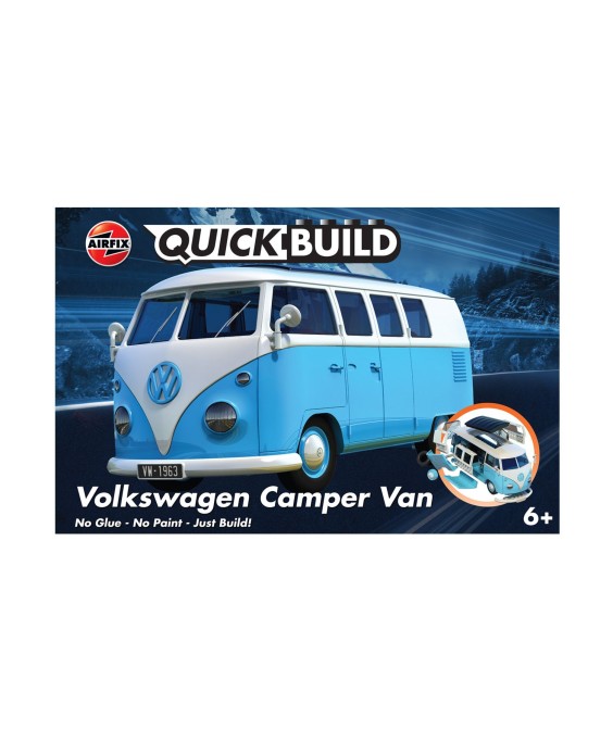 Airfix surenkamas modelis - VW Camper Van blue Airfix surenkamas modelis - VW Camper Van blue