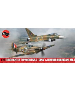 Airfix - Eurofighter Typhoon FGR.4 "Gina" & Hawker Hurricane Mk.I - Twin Pack 1/72
