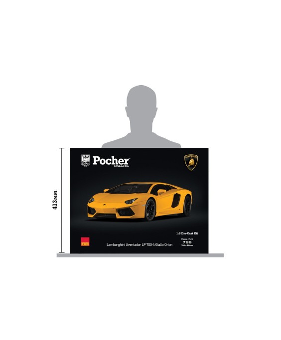 Pocher - Lamborghini Aventador LP 700-4 Giallo Orion 1/8