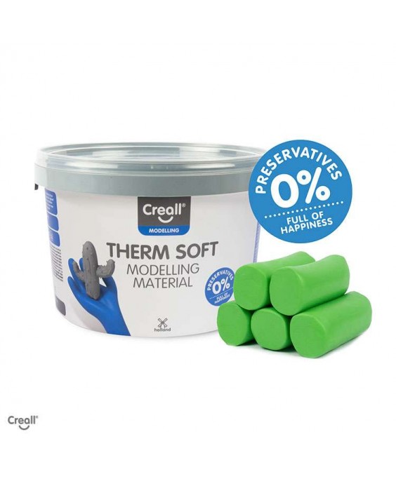 Therm Junior modeliavimo molis 2000g., žalias Therm Junior modeliavimo molis 2000g., žalias