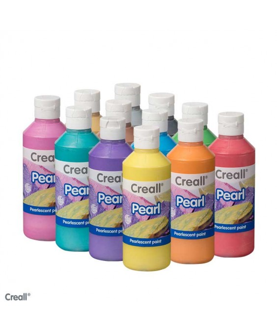 Perlamutrinių dažų rinkinys Pearl 12 x 250ml