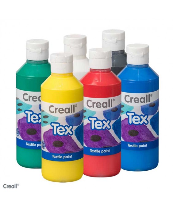 Tekstilės dažų rinkinys Tex 6x250ml
