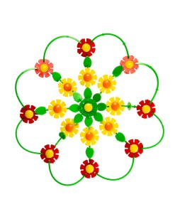 Gėlių komponavimo žaidimas