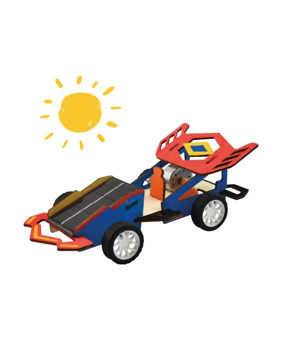 Konstruktorius - Lenktyninis automobilis su saulės baterija