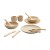 Medinių indų rinkinys  + 44,95€ 