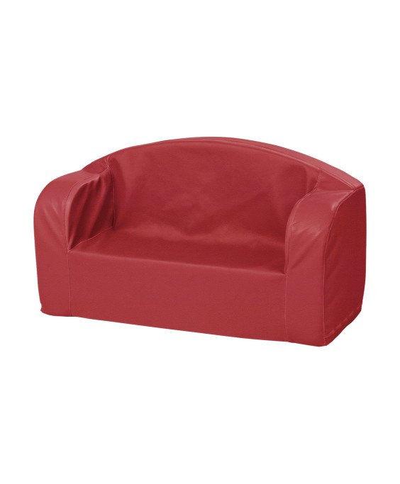 Minkštos odos sofa