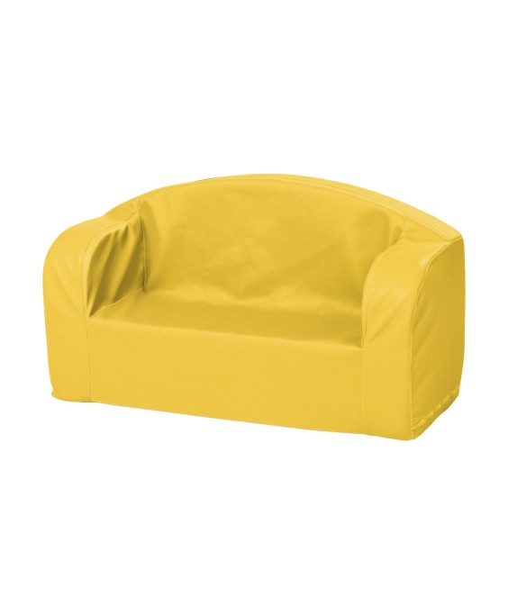 Minkštos odos sofa