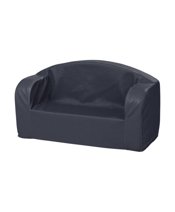 Minkštos odos sofa