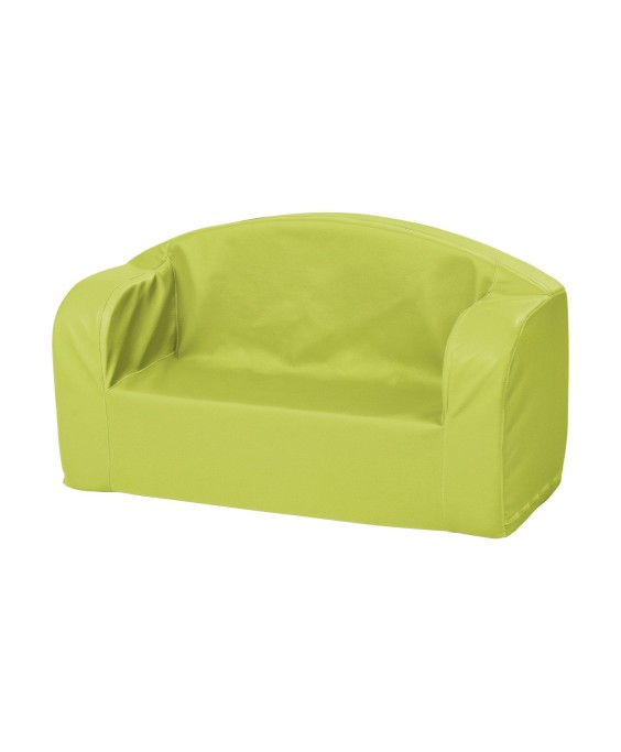 Minkštos odos sofa