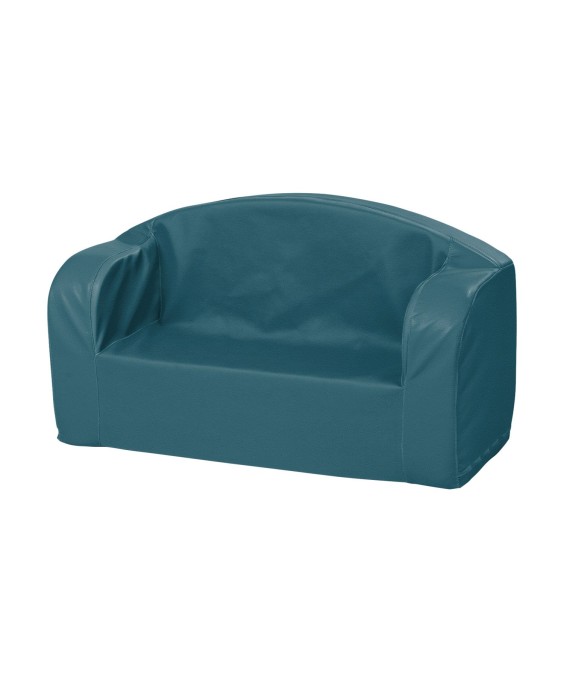 Minkštos odos sofa