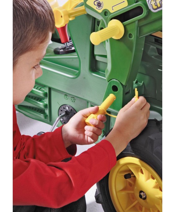 Pedalais minamas traktorius su krautuvu - John Deere 7930