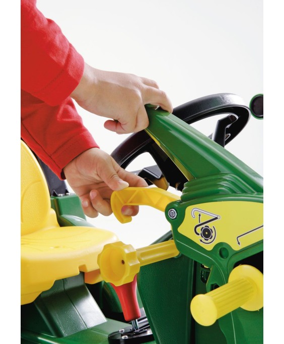 Pedalais minamas traktorius su krautuvu - John Deere 7930