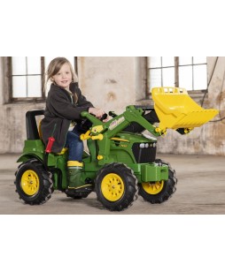 Pedalais minamas traktorius su krautuvu - John Deere 7930