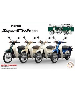 Fujimi modelis Honda Super Cub110 (Tasmania Green Metallic) 1/12