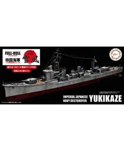 Fujimi modelis Imperial Japanese Navy Destroyer Yukikaze Full Hull 51633 1/700