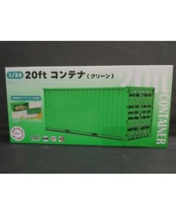 Fujimi 20ft Container (Green) 66462, 1/24