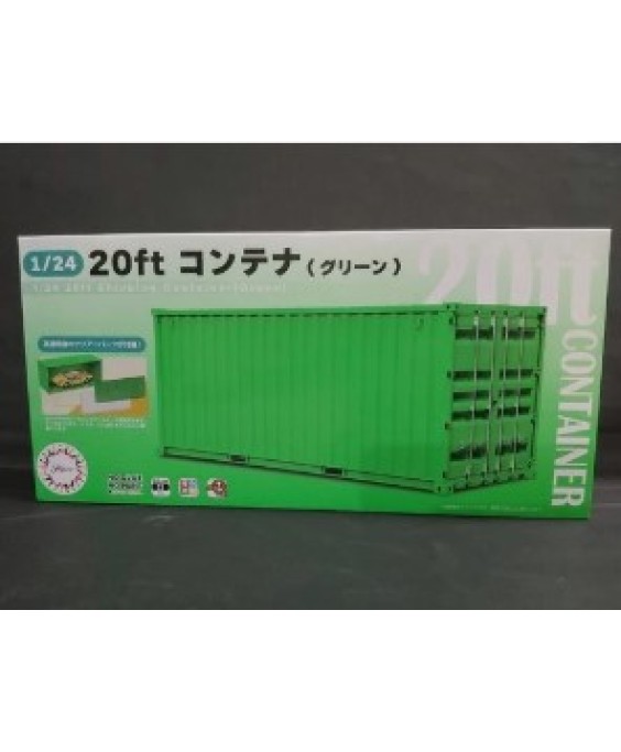Fujimi 20ft Container (Green) 66462, 1/24
