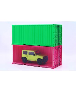 Fujimi 20ft Container (Pink) 66479, 1/24