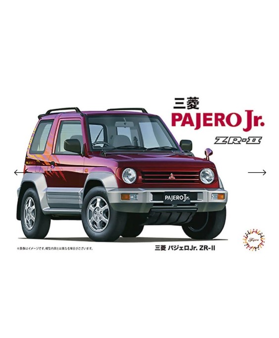 Fujimi Mitsubishi Pajero Jr ZR-II with Window Frame Masking 1/24