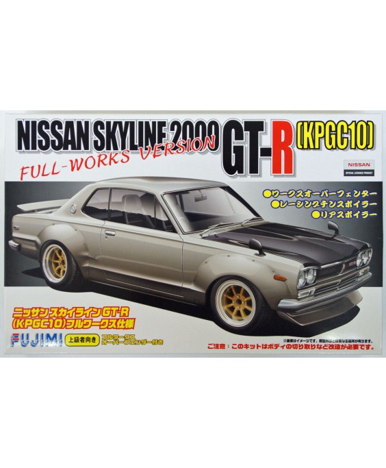 Fujimi modelis Nissan KPGC10 Skyline GT-R Rubber Soul No17 38094 1/24 Fujimi modelis Nissan KPGC10 Skyline GT-R Rubber Soul No17 38094 1/24