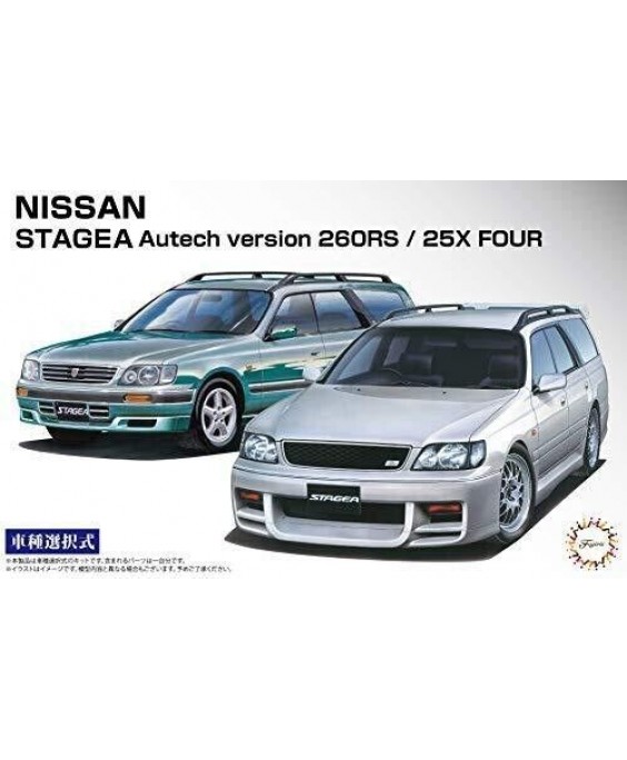 Fujimi modelis Nissan Stagea Autech Version 260RS/25X Four 46136 1/24