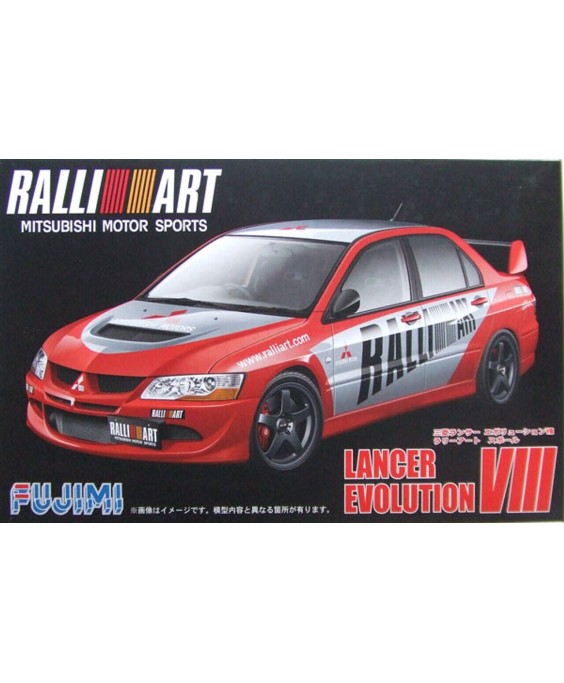Fujimi modelis Mitsubishi Lancer Evolution VIII RALLIART 38179 1/24