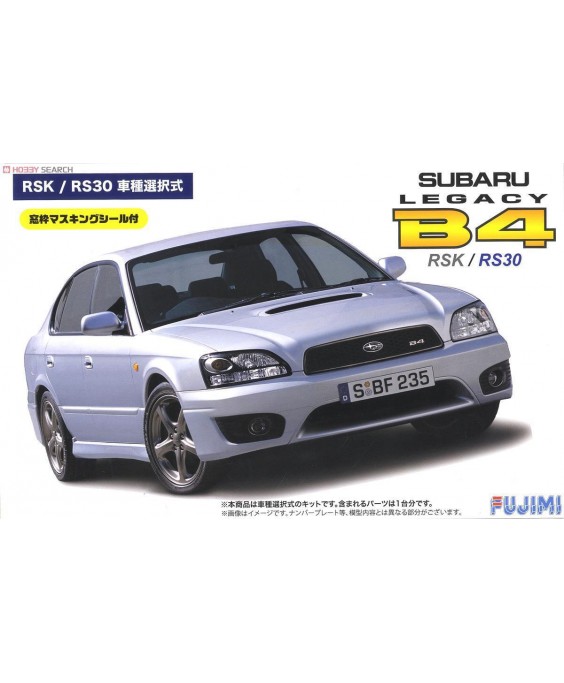 Fujimi modelis Subaru Legacy B4 RSK / RS30 w/Window Masking Seal 39329 1/24