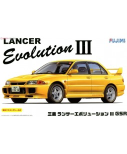 Fujimi modelis Mitsubishi Lancer Evolution III GSR w/Window Masking 39176 1/24