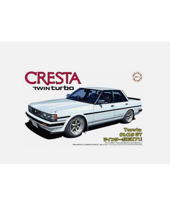 Fujimi Toyota Cresta GT Twin Turbo (GX71) 1/24 Fujimi Toyota Cresta GT Twin Turbo (GX71) 1/24