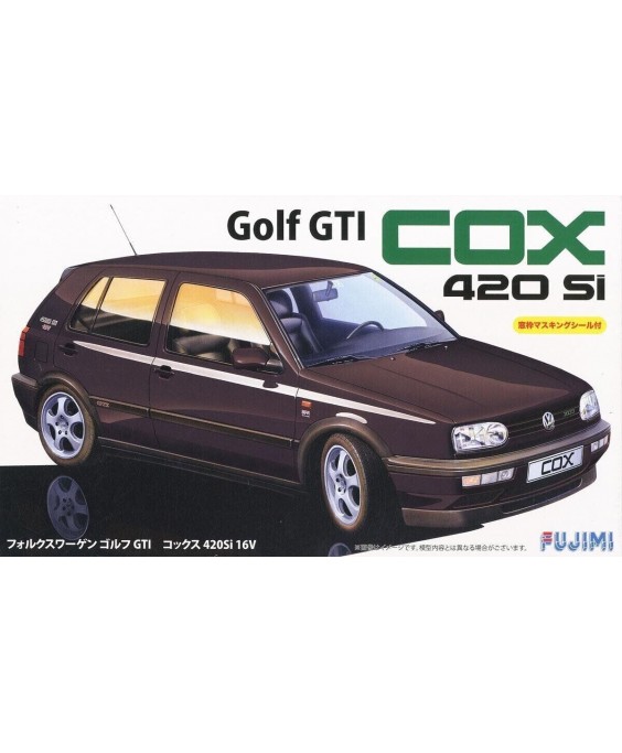 Fujimi Volkswagen Golf COX 420Si 16V w/Window Frame Masking 26760 1/24