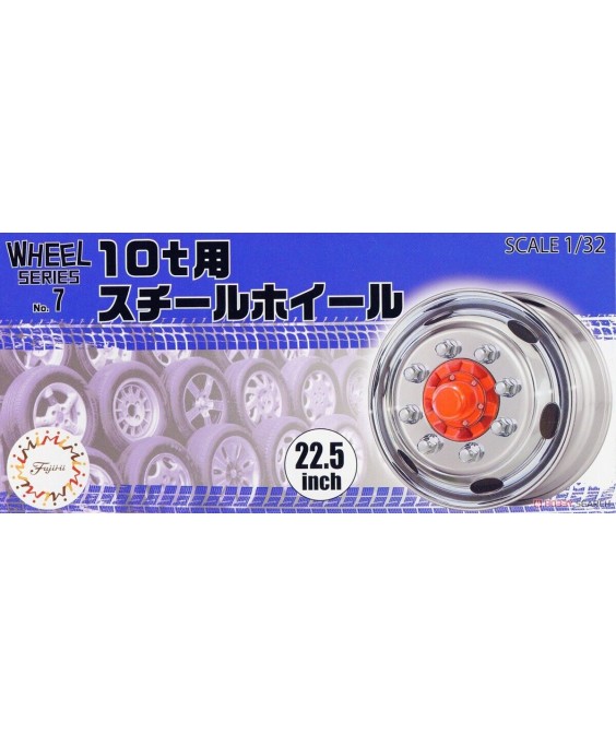 Fujimi Steel Wheel for 10t 22.5 inch 193489 1/24