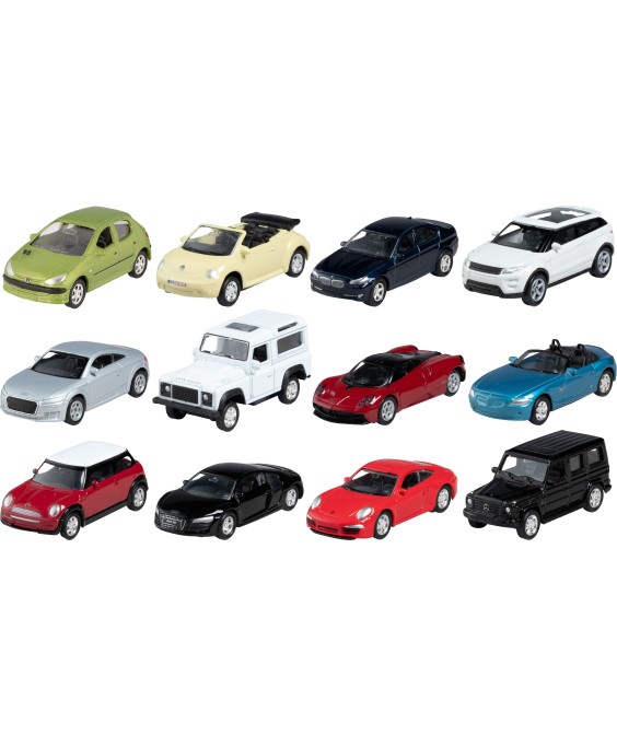 Automobilių modeliukų rinkinys 1/60
