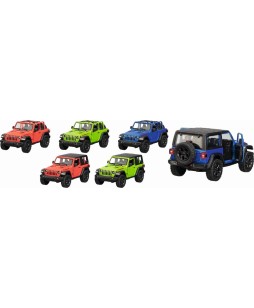 Automobilių modeliukai - Jeep Wrangler 1/34
